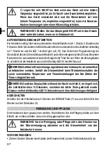 Preview for 38 page of Imetec R1502 Instructions For Use Manual