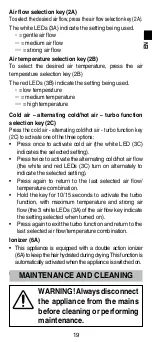 Предварительный просмотр 21 страницы Imetec R9601 Instructions For Use Manual