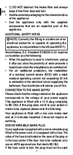 Preview for 6 page of Imetec S0701 Instructions For Use Manual