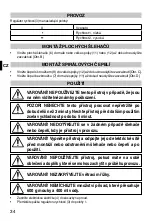 Preview for 36 page of Imetec SBATTITORE F3101 Operating Instructions Manual