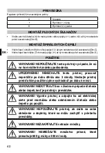 Preview for 42 page of Imetec SBATTITORE F3101 Operating Instructions Manual