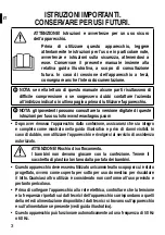 Preview for 4 page of Imetec SCALDALETTO R1403 Instructions For Use Manual