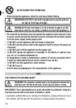 Preview for 16 page of Imetec SCALDALETTO R1403 Instructions For Use Manual