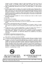 Предварительный просмотр 20 страницы Imetec SCALDALETTO Instructions And Warnings