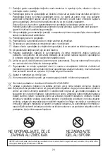 Предварительный просмотр 28 страницы Imetec SCALDALETTO Instructions And Warnings