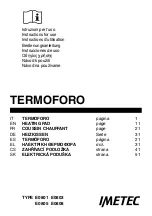 Imetec TERMOFORO E0801 Instructions For Use Manual предпросмотр