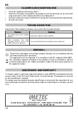 Preview for 12 page of Imetec TRITATUTTO B7301 Operating Instructions Manual