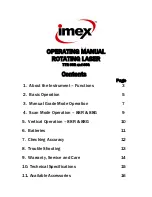 Preview for 4 page of imex 77R Operating Manual