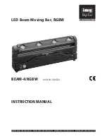 Предварительный просмотр 1 страницы IMG STAGE LINE BEAM-4/RGBW Instruction Manual