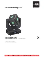 IMG STAGE LINE CUBE-630/RGBW Instruction Manual preview