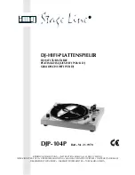 IMG STAGE LINE DJP-104P Instruction Manual preview