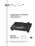 IMG STAGE LINE DJP-202 Instruction Manual preview