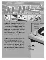 Preview for 2 page of IMG STAGE LINE DJP-400/SI Instruction Manual