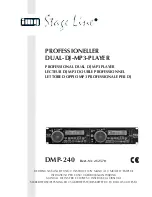 Preview for 1 page of IMG STAGE LINE DMP-240 Instruction Manual