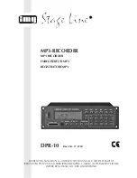 IMG STAGE LINE DPR-10 Instruction Manuals preview