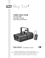 IMG STAGE LINE FM-1010 Instruction Manual preview