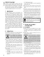 Preview for 8 page of IMG STAGE LINE Leuchtkraft ODC-100/CTW Instruction Manual