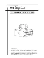 Предварительный просмотр 1 страницы IMG STAGE LINE LSX-300SRGB User Manual