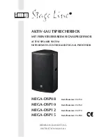 Preview for 1 page of IMG STAGE LINE MEGA-DSP 08 Instruction Manual