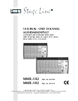 Preview for 1 page of IMG STAGE LINE MMX-142 Instruction Manual