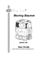 IMG STAGE LINE Moving Beamer BEAM-1800 User Manual preview