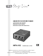 IMG STAGE LINE MPA-102 Instruction Manual preview