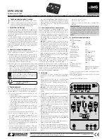 Preview for 3 page of IMG STAGE LINE MPX-20USB Manual