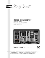 IMG STAGE LINE MPX-226E Instruction Manual предпросмотр