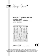 IMG STAGE LINE MPX-460 Instruction Manual предпросмотр