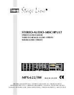 Предварительный просмотр 1 страницы IMG STAGE LINE MPX-622/SW Instruction Manual