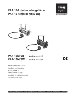 IMG STAGE LINE PAR-16M/CR Instruction Manual preview