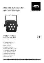 IMG STAGE LINE PARL-174DMX Instruction Manual preview