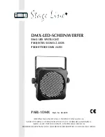 IMG STAGE LINE PARL-1DMX Instruction Manual preview