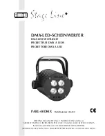 IMG STAGE LINE PARL-40DMX Instruction Manual preview