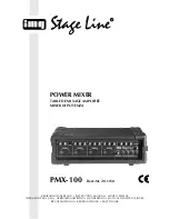 IMG STAGE LINE PMX-100 Instruction Manual preview