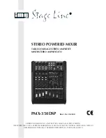 Preview for 1 page of IMG STAGE LINE PMX-350DSP Instruction Manual