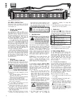 Preview for 4 page of IMG STAGE LINE RGBL-422DMX Instruction Manual