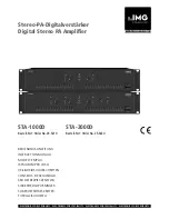 IMG STAGE LINE STA-1000D Instruction Manual preview