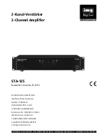 Preview for 1 page of IMG STAGE LINE STA-125 Instruction Manual