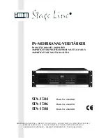 IMG STAGE LINE STA-1504 Instruction Manual preview