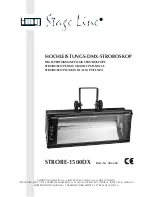 IMG STAGE LINE STROBE-1500DX Instruction Manual предпросмотр