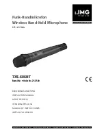 Preview for 1 page of IMG STAGE LINE TXS-606HT Instruction Manual