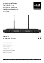 IMG STAGE LINE TXS-626 Instruction Manual preview