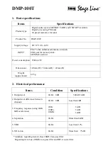 IMG STAGELINE DMP-100T Quick Manual preview