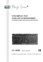 IMG STAGELINE LC-4LED Instruction Manual preview