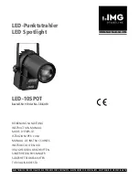 IMG STAGELINE LED-10SPOT Instruction Manual preview