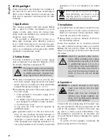 Preview for 8 page of IMG STAGELINE LED-10SPOT Instruction Manual