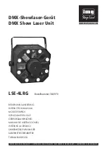 Preview for 1 page of IMG STAGELINE LSE-4LRG Instruction Manual