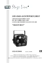 Preview for 1 page of IMG STAGELINE MULTI RAY LED-812DMX Instruction Manual