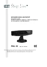 IMG STAGELINE PML-50 Instruction Manual preview